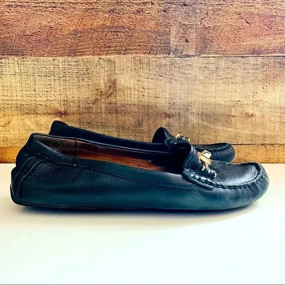 Coach Leather Arlene Turnlock Driver Moccasins - Picture 3 of 10